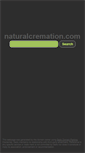 Mobile Screenshot of naturalcremation.com